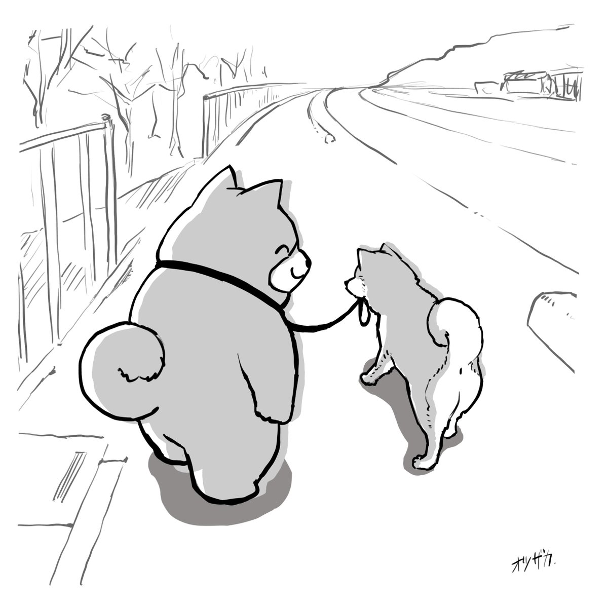 親戚の家で飼ってる柴犬とたわむれてきました 可愛かった オツザカ イラスト集通販中の漫画 親戚の家で飼ってる柴犬とたわむれてきました 可愛かった オツザカ イラスト集通販中の漫画