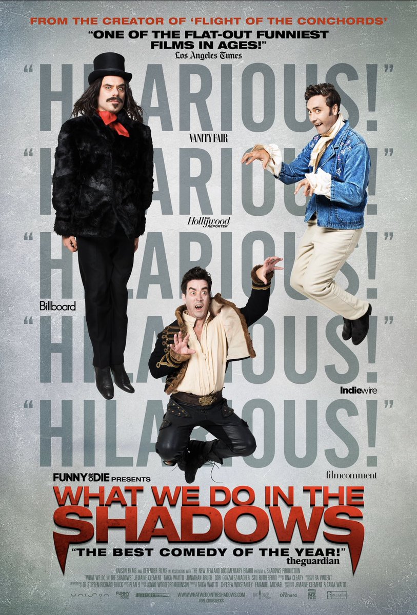 61. What We Do In The Shadows (2014)A modern cult classic, hilarious vampire comedy presented as a mockumentary that deserves its dedicated fans and now has its own tv series that came out in 2019 that’s received its own deserved acclaim