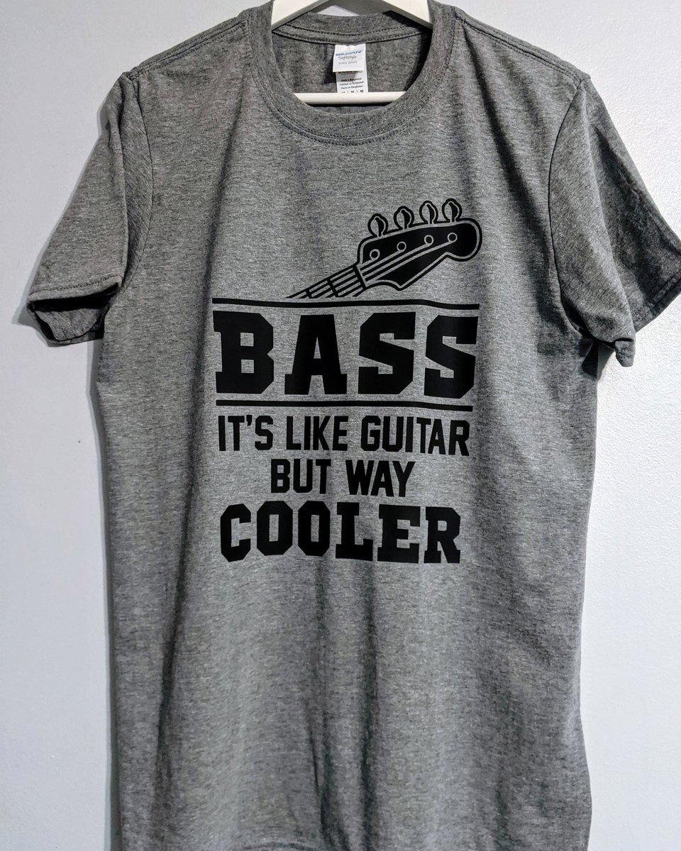 FoePrinting's tweet photo. Who likes Bass?! 🎸🎶
Lots of different colours available!
Only £12.00 😁🙌
#bassguitar #band #cooltshirt #coolerthanyou #bassplayer #grey #black #lotsofcolours #localbusiness #supportsmall #smallbusiness #homebusiness #design #printing #personalisedtoyou #chooseyourdesign https://t.co/oJTlqAYPtA