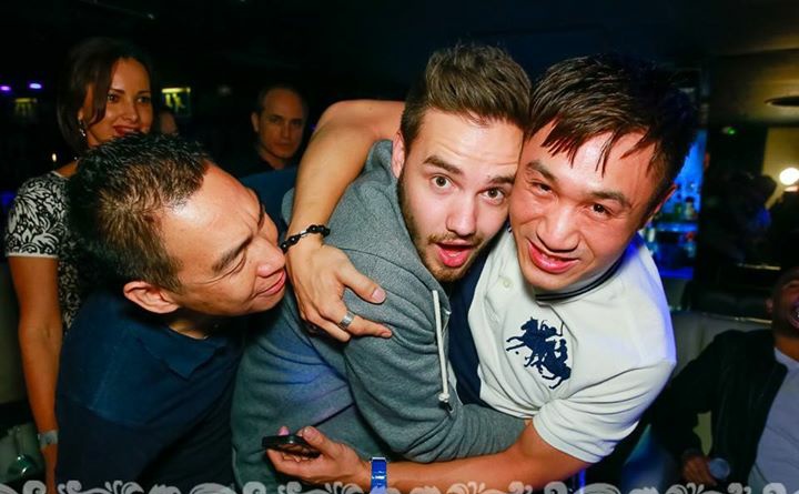 Liam with his friend  (Also the top he's wearing in the first pic )