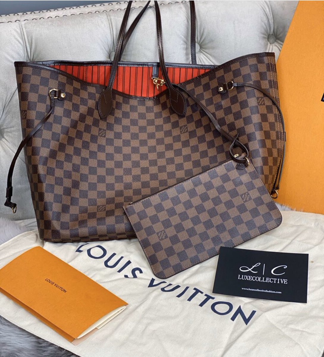 fashionphileuk's tweet image. Louis Vuitton Neverfull GM Damier Ebene 

£790 
RRP £1010

Like New Condition, comes with all original boxing &amp;amp; papers

#louisvuitton #luxuryhandbag #prelovedbag