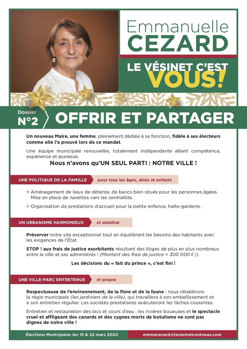 VesinetC's tweet photo. Dossier 2 : OFFRIR
Avant les fêtes, vous avez pu découvrir notre dossier 2.
L’avez-vous lu ? L’avez-vous eu?
Que pensez-vous ?
#municipales2020 #levesinetcestvous #levésinet #levesinet #emmanuellecezard #retablir #confiance #mairie #citoyens #offrir https://t.co/RytGyonVrd