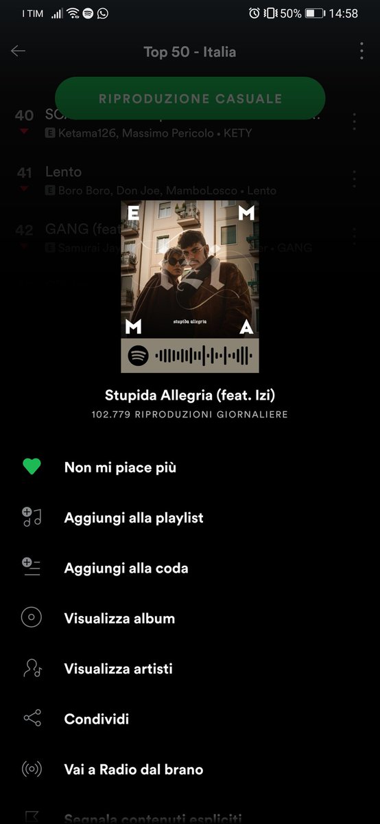 diunamis's tweet photo. +102.779 RIPRODUZIONI in sole 24 ore per "STUPIDA ALLEGRIA" di @MarroneEmma feat IZI. 😍
#StupidaAllegriaEmmaIzi #Stupidaallegria #fortuna https://t.co/QUGyXu6Byf