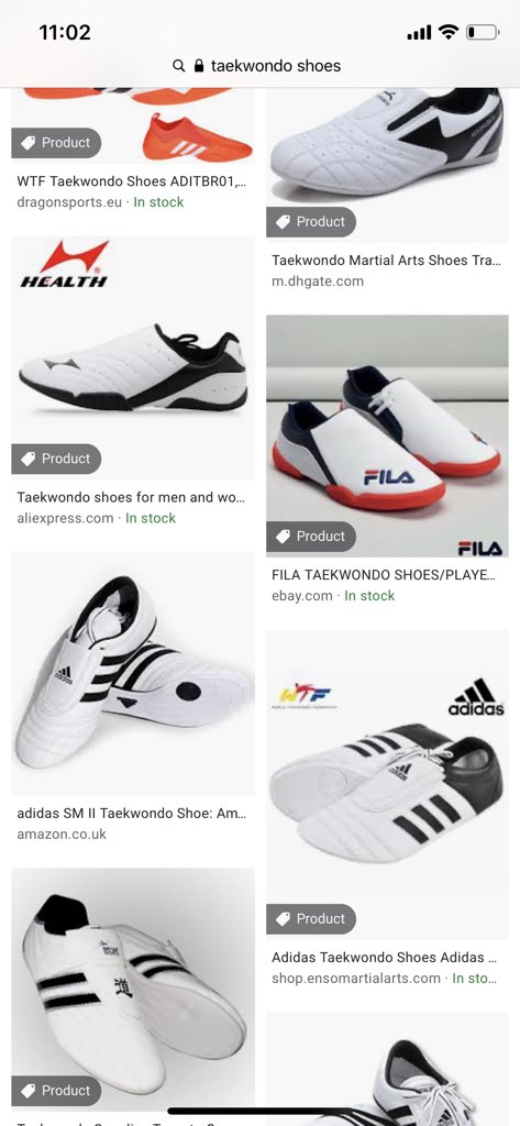 fila taekwondo shoes
