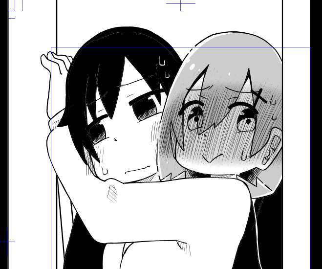 単行本用に扉絵とかを描き直しています 