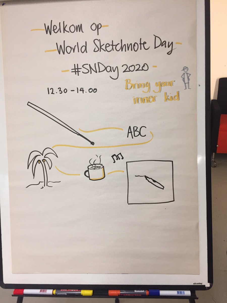 Visualnotes_'s tweet photo. It’a a wrap. World Skethnote Day workshop together with @steenpaal was loads of fun. And having kids there to show us how they work, think and do was very interesting. #SNDay2020 #sketchnote @SketchnoteArmy @rohdesign @xLontrax https://t.co/kofGX8mUbc