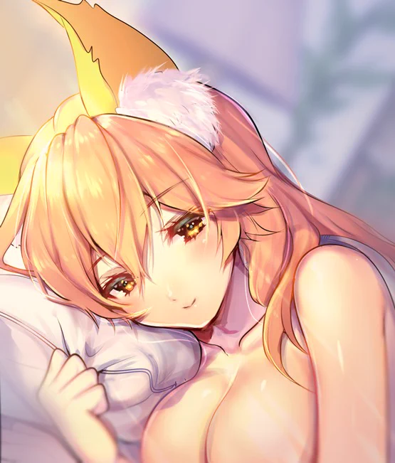 【FGO】玉藻ちゃん
あったかい部屋で薄着でお寝坊??
#FGO 
#玉藻の前 