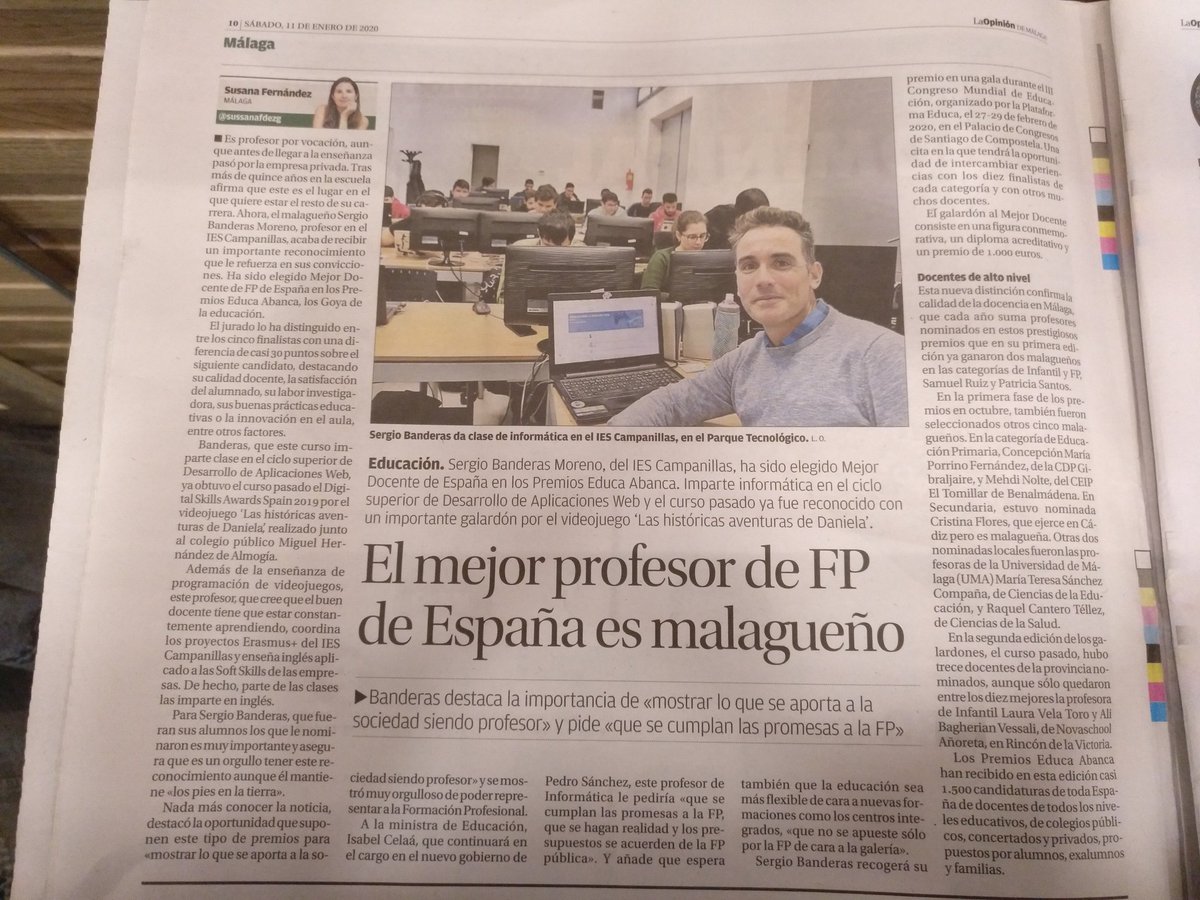 _pablo_blanco's tweet photo. Enhorabuena @sergiflags qué orgullo, 👏👏👏 Bravo #fp
@fpiescampa #docentes https://t.co/7GQSJkhEP0