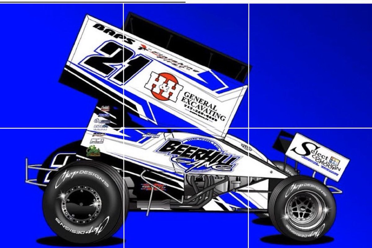 sprint car paint design