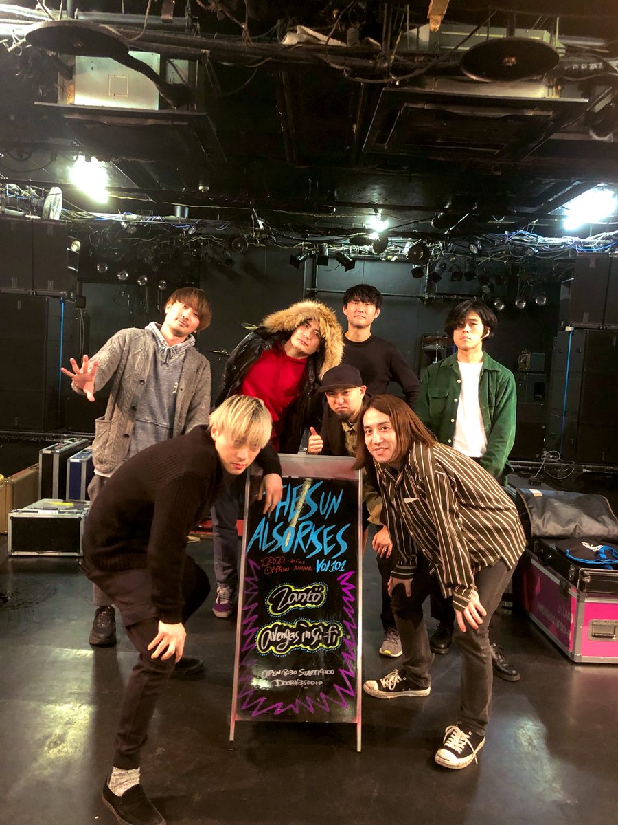 avengers_info's tweet photo. The Sun Also Rises Vol.101
Jan 11 2020 at FAD Yokohama
2020年初ライブはZantoと。ありがとうございました!
True Color
Tokyo Techtonix
I Was Born To Dance With You
Nowhere
City Lights
Nayutanized
Dune
Citizen Song
New Century
en.
Sonic Fireworks
#avengersinscifi
#zanto
#fad https://t.co/5Vv4bLVeAk