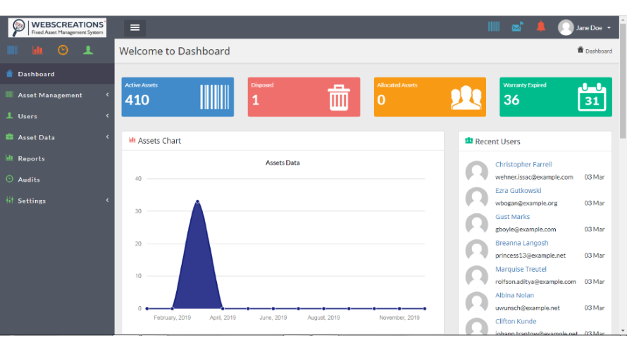 webscreationsde's tweet photo. Webscreations FAMS - Best Asset Management Software
https://t.co/BOZ5CeVZBF #AssetManagementSoftware #Assettagging #Assetmanagementsystem #FAMS https://t.co/d2czYvGS4P