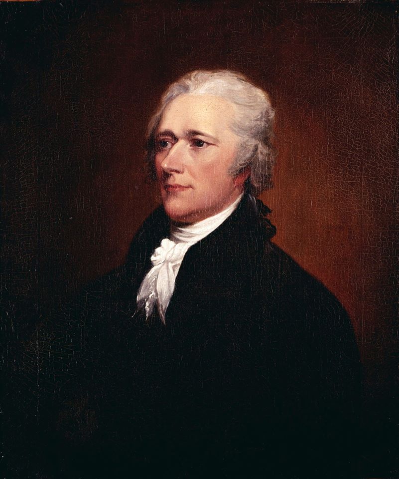AmRevMuseum's tweet photo. #OnThisDay in 1755 or 1757, Alexander Hamilton was born on the island of Nevis. Hamilton played critical roles throughout the American Revolution, serving as General Washington's aide-de-camp, writing 51 essays in The Federalist Papers, and serving as Secretary of the Treasury. https://t.co/LZQpSuJ8HO