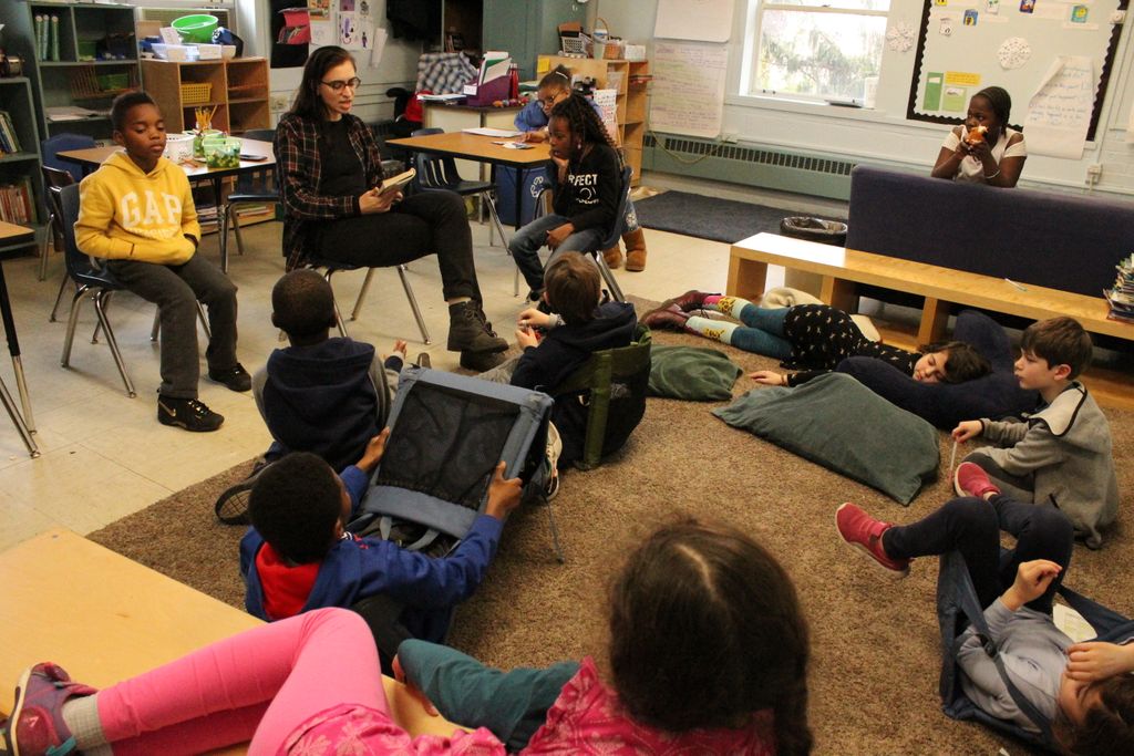 LFS1902's tweet photo. As Tr. Priya reads to her 3rd and 4th graders, they are learning to predict and interpret  language. #LFSeducation #LFSproblemsolving https://t.co/tYUoRXdIrH