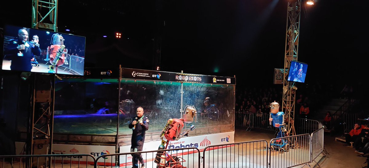 Robot wars @BTYSTE Is there anything #STEAM not covered at BT? I don't think so. A great day out for young &amp; old.