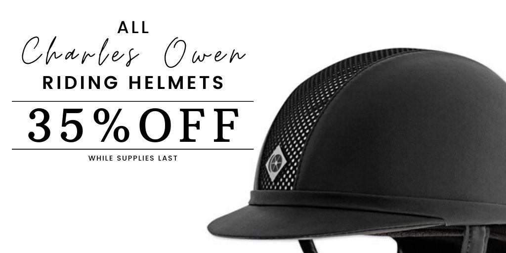 Time to SHINE in an all new Charles Owen riding helmet NOW 35% OFF! ✨🐴These fabulous helmets are head-turners in the show ring and sure to get you noticed! Check these out WHILE SUPPLIES LAST!

#horsecentstackshop #charlesowen #ridinghelmet #palmcityflorida