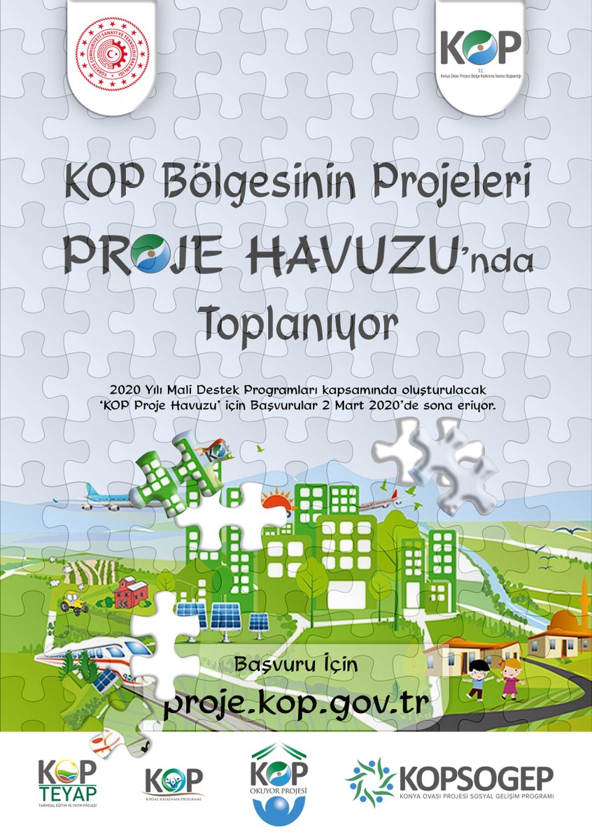 kopidaresi's tweet photo. "Proje Havuzu Sistemini Tanıtıldı"

Sanayi ve Teknoloji Bakanlığına bağlı Konya Ovası Projesi (#KOP) Bölge Kalkınma İdaresi Başkanlığının #KOPokuyor, #KOPSOGEP 2020 yılı Mali Destek Programları kapsamında hayata geçirdiği "KOP Proje Havuzu" Toplantısı #Konya’da gerçekleştirildi. https://t.co/EnzX9aiEvD