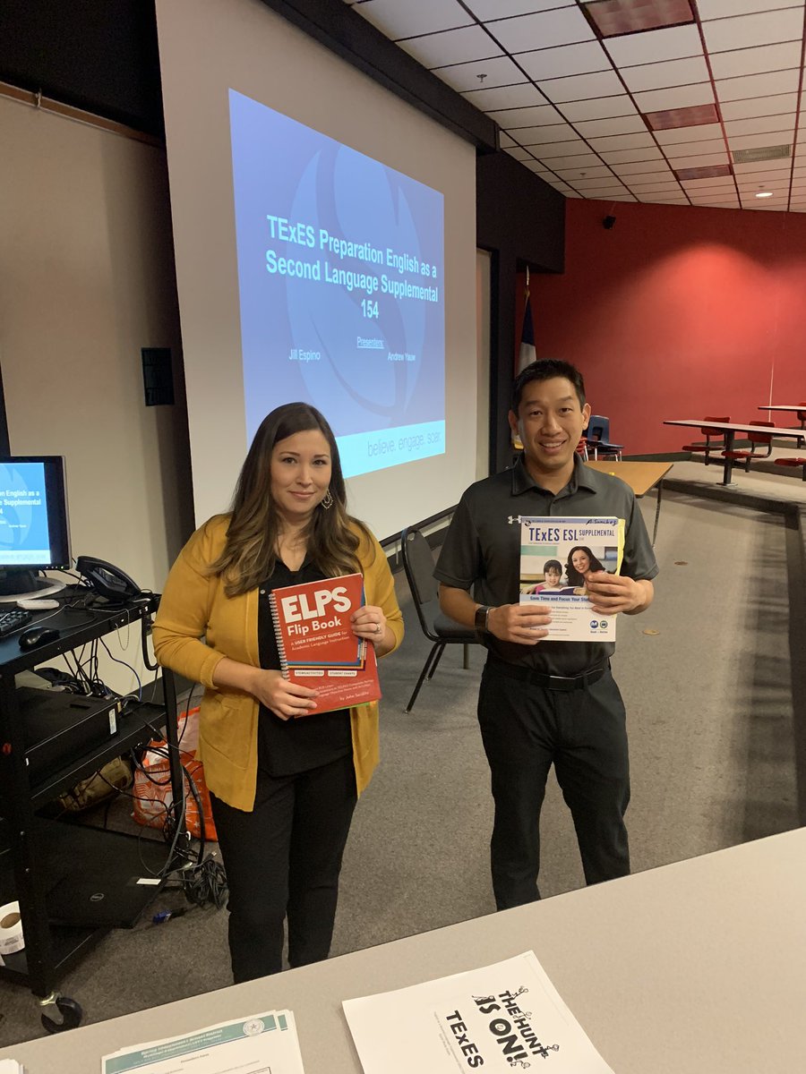 SISD_MultiPrgms's tweet photo. What a great start this morning at Westfield HS! 2 trainings happening now: TExES ESL Supplemental Review and SIOP Day 3! #eslcertification #eslreview #siopmodel #englishlearners https://t.co/2k9ckEMlR9