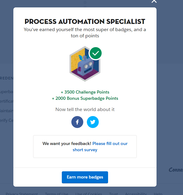 Tarun19993's tweet photo. Finally Got this.. πππ€ π
Just earned the Process Automation Specialist badge on
@Trailhead
and you should too! https://t.co/5oQAaes77T
@360degreecloud @trailhead @salesforce @SalesforceDevs #sfdc #salesforcedeveloper #trailheadlearning #salesforce https://t.co/eIpCjZUgGh