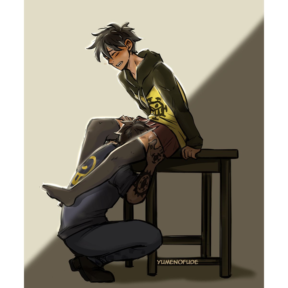 Yumenomu's tweet photo. Lawlu artworks for 1100+ followers on instagram 💕

#lawlu #lulaw #onepiece #monkeydluffy #trafalgarlaw #nsfw https://t.co/Ehpe0SgEgy
