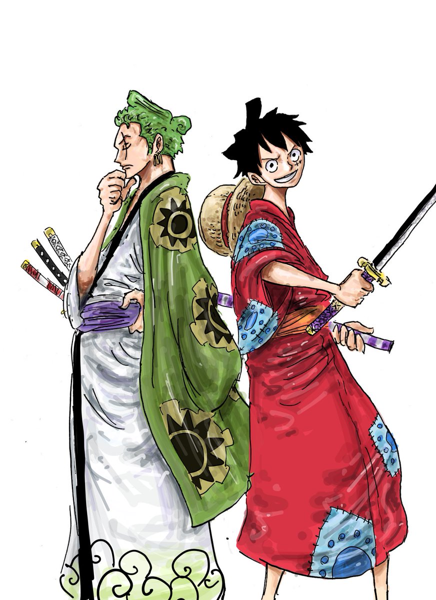 ブバルディア イラスト展 On Twitter One Piece ルフィ ゾロ 2020