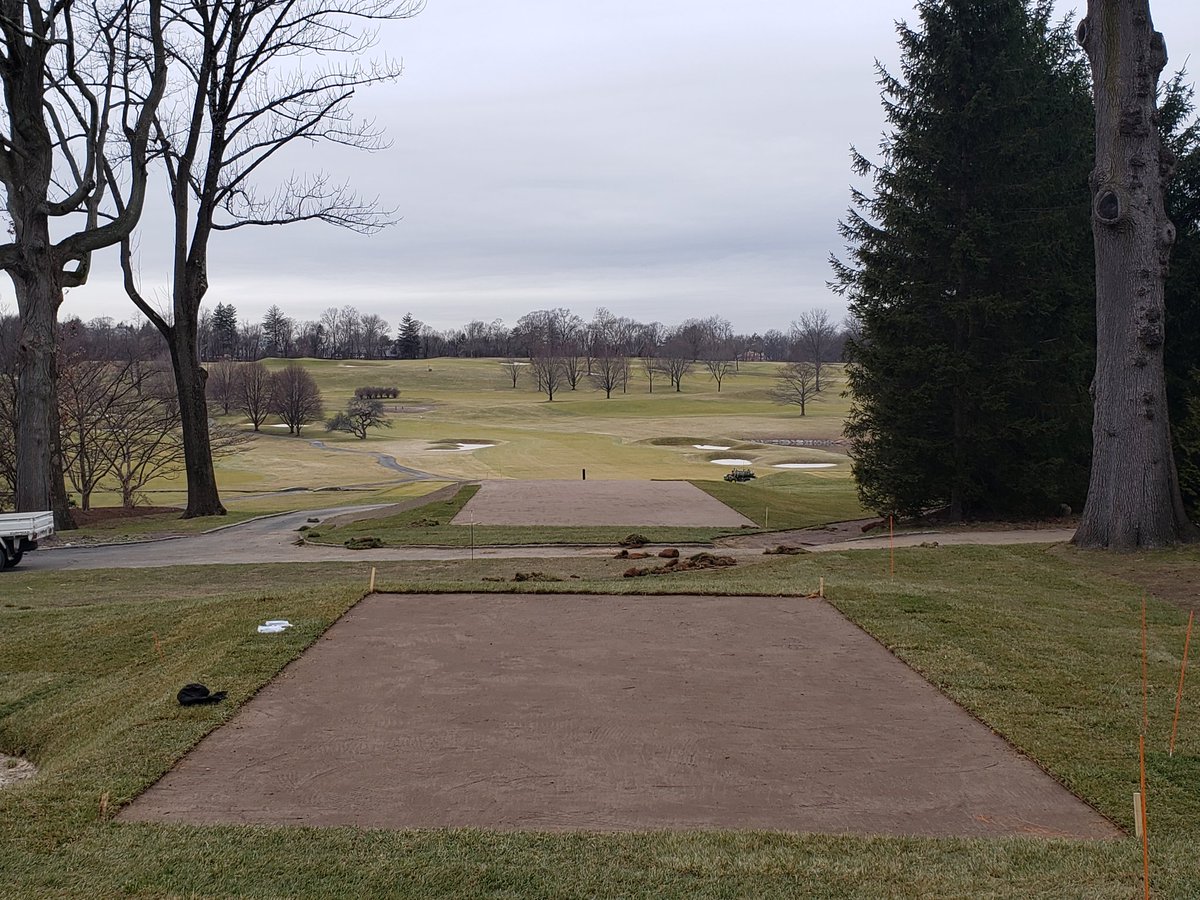 ralonzijr's tweet image. 7th tee is taking shape. New rear tee adds 30 yards.