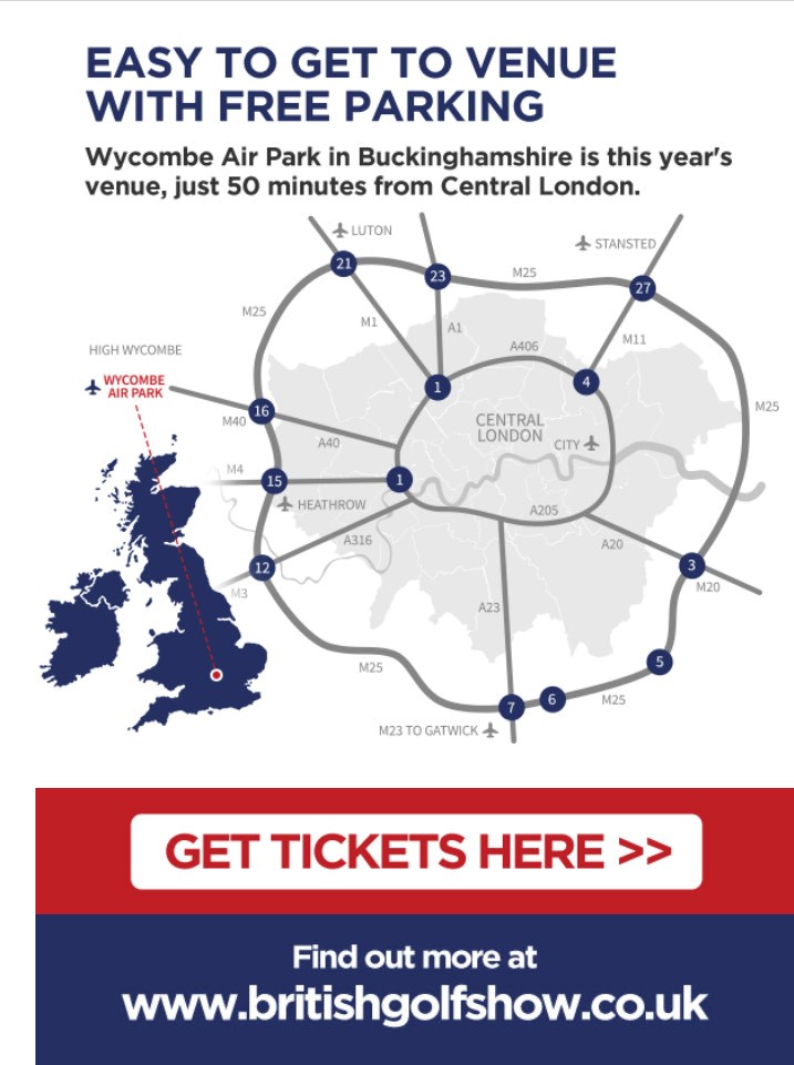 britishgolfshow's tweet photo. Tickets now on sale for British Golf Show 2020!

Follow the link https://t.co/jvI2S82RoU to get your ticket now! 

#britishgolfshow #golfshow #golfevent #golf #ukgolf #golfers #britishgolf https://t.co/Zkfw1jun8m