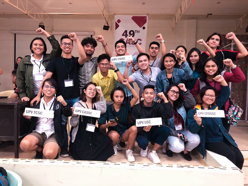 upv_usc's tweet photo. A total of four resolutions sponsored by the delegates of UP Visayas were approved during 49th General Assembly of Student Councils at University of the Philippines Los Baños last January 7-8, 2020. 

The convention aims to forge unities amidst national issues.

#GASC49 https://t.co/cU8NGTzDCT