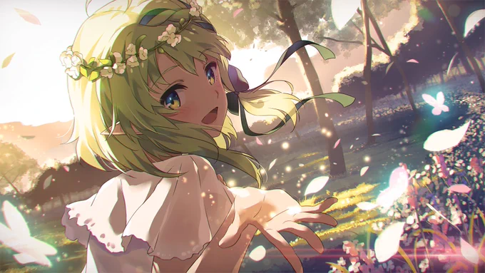 千条アリアちゃんお誕生日おめでとうございます? #アリアート 