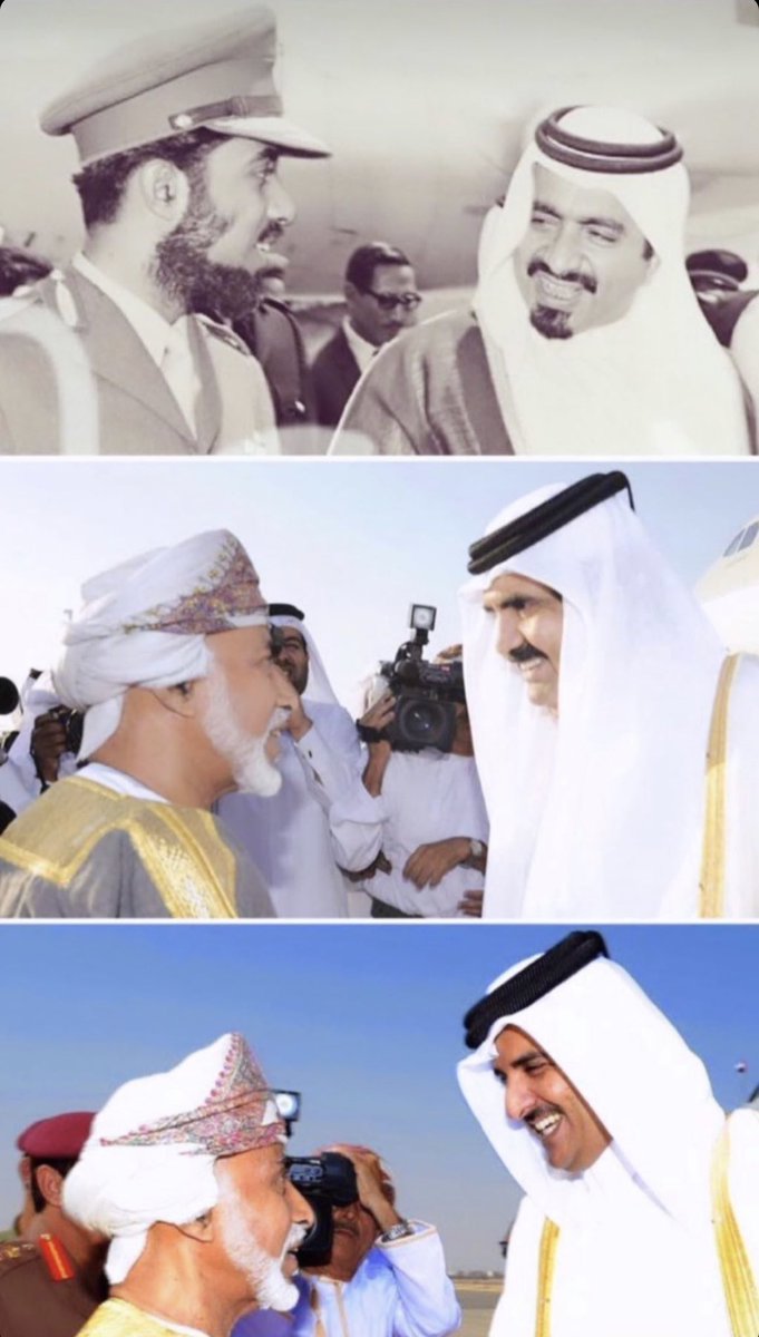 S_ALEida's tweet photo. علاقة قادة #قطر بفقيد #عمان العظيم أخوية و صادقة عبر السنين والأجيال .. ستذكر الأجيال جيلاً بعد جيل السلطان #قابوس_بن_سعيد 

🇴🇲❤🇶🇦 https://t.co/cJKHfkcEZD