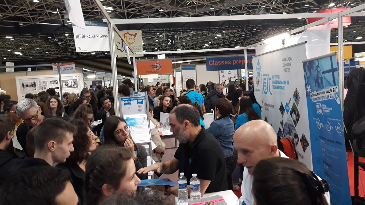 ⏰Tic, tac... plus qu' 1 heure pour venir découvrir les 7 #DUT et les 17 #LP de l'<a href="/IUTsaintetienne/">IUT de Saint-Etienne</a> au <a href="/letudiantsalon/">L'Etudiant Salons</a> de Lyon. Nous sommes sur le stand des <a href="/IUT_ARL/">IUT Ain-Rhône-Loire</a>. #orientation #Parcoursup