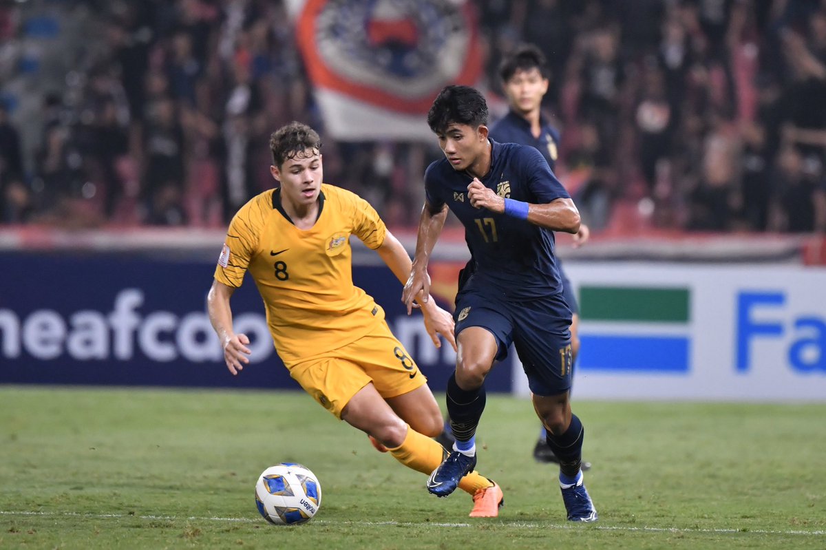 itimjim's tweet photo. จบเกม ไทยแพ้ออสเตรเลีย 1-2 #THAAUS #AFCU23
วนลูปเรื่อยไป เล่นดี นัดต่อมา เล่นแย่ จริงๆ ออสเตรเลียไม่ได้เก่งกว่าเราเลย แต่เขาจบคมกว่า แก้เพรสเก่ง ซึ่งเราต้องปรับปรุง
#บอลไทย #ช้างศึก #ทีมชาติไทย https://t.co/yY7nt2UG64