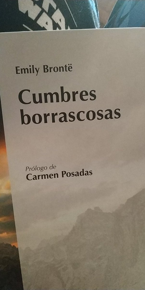 Después de leer La Quinta Ola toca leer un clásico.
He leído Jane Eyre de Charlotte Brontë y me gustó bastante. Espero que este haga lo mismo!!! #EmilyBrontë #cumbresborrascosas #hermanasbrontë #charlottebrontë #janeeyre