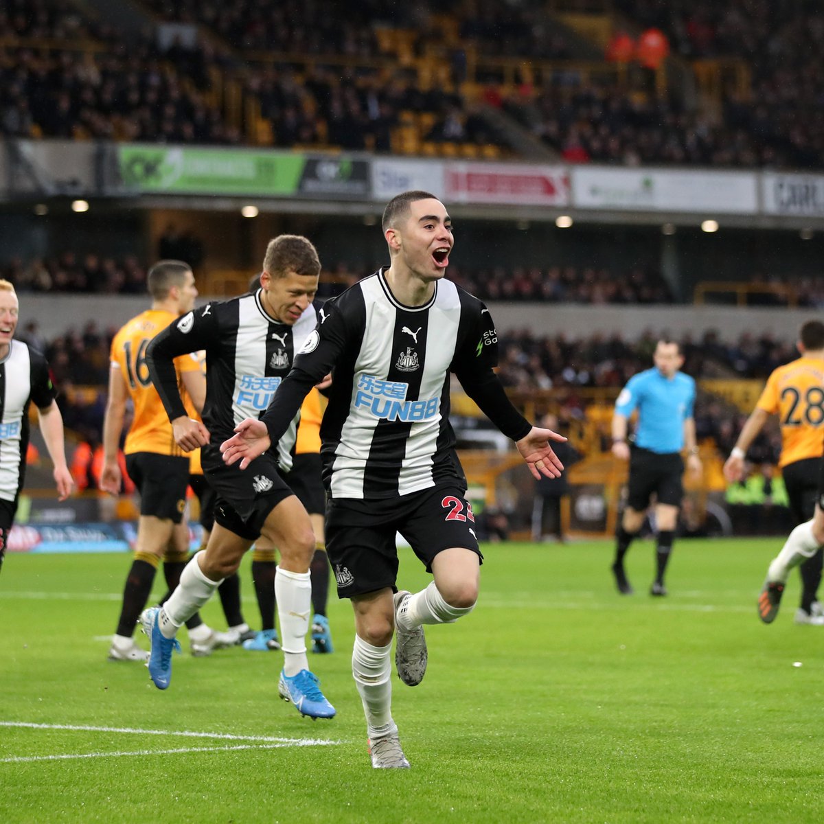 NUFC's tweet photo. Another goal for this man! 🔥🇵🇾

#WOLNEW | #NUFC https://t.co/xjca8AQt4G