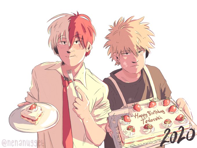 ?? happiest birthday to todoroki!! ??
ungrateful strawberry shortcake boy would rather eat soba then a homemade cake and now bakugo is forever mad
#轟焦凍生誕祭2020
#轟焦凍誕生祭2020 