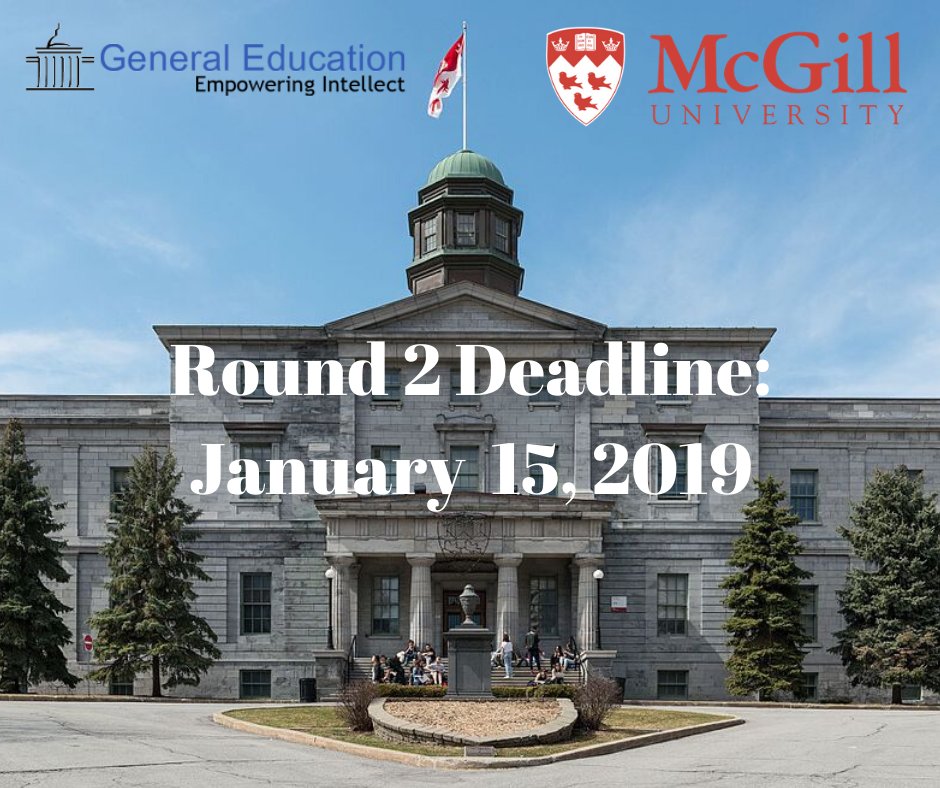 GeneralEdMBA's tweet photo. McGill University has started accepting #MBA Applications for 2020 intake.
Round 2 Deadline: January 15, 2019

Calculate your chances now: https://t.co/kL9RIGVK9P

Call us at +91-9620799711 for a free consultation.

#McgillMBA #MBACanada https://t.co/VdEQbswLtI