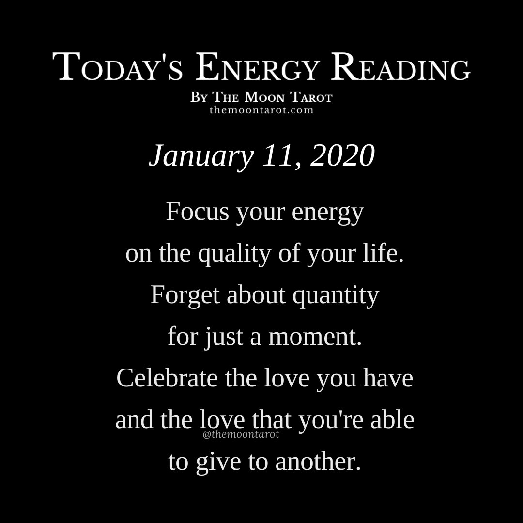 themoontarot_'s tweet photo. Today’s Energy Reading 1/11/20 https://t.co/TGhL9a6rGp