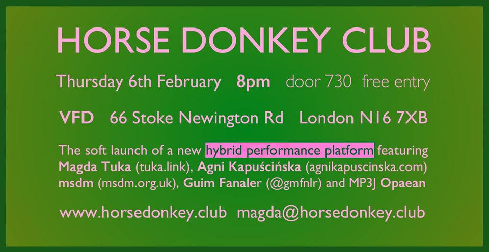Go to Womxn SRSLY artist Magda Tuka's new platform Horse Donkey! And it's FREE! 😍😍😍
