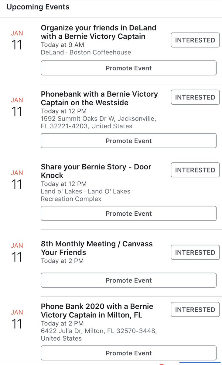 FL4Bernie2020's tweet photo. Volunteer Events for Bernie around Florida this weekend. Now is the time to get involved!🤓🌍💥
#FloridaForBernie #OrganizeForBernie #Miami #Deland #SunnyIsles #CoconutGrove #Jacksonville #Milton #Ormond #Kissimmee #SatelliteBeach #Tallahassee #Rockledge #NorthMiami #DemPrimary https://t.co/MPy1XN6HLW