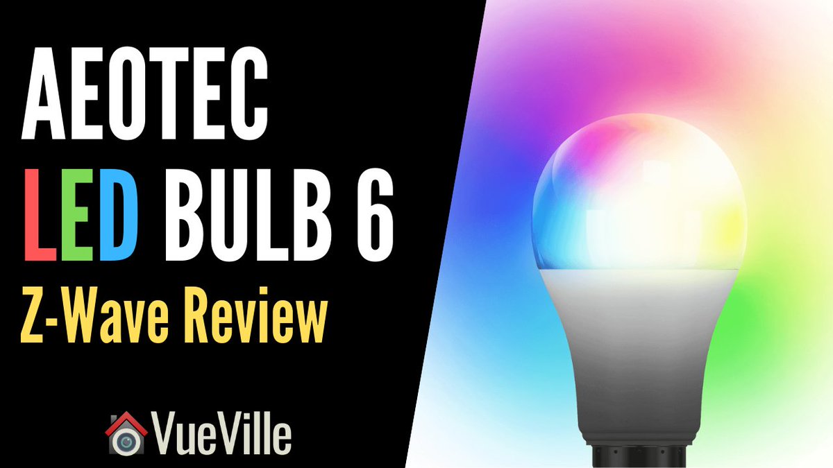 Our #DIY #SmartHome is so easy to use that even my 3 year old can do it. Check out our video review of the #Aeotec LED Bulb 6 youtube.com/watch?v=eoeFIY…