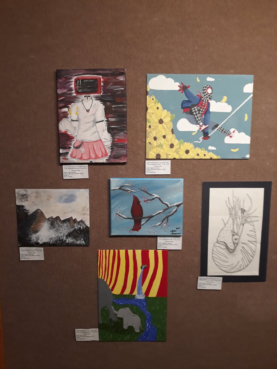 jbpowell23's tweet photo. McCleskey Dragons art work at the Kaleidoscope Cobb County Showcase. https://t.co/1HTBIqkb5L