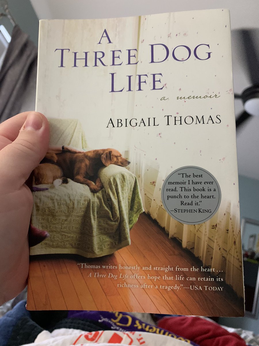brownWYenglish's tweet photo. Onto Book 5 out of 50! My wonderful aide recommended this book to me, and the moment I saw a bigger version of Zephie on the cover, well I couldn’t resist! I’m also teaching memoir in creative writing so yay research!  #westyorkreads #bulldogs50in52 #wyproud #threedoglife https://t.co/o6W0RQixvE