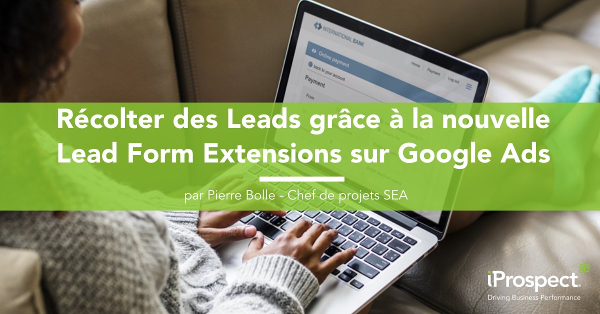 iProspectFR's tweet photo. Intégrez une extension de formulaire sur #GoogleAds, c’est enfin possible !
Découvrez comment l’intégrer dans vos annonces et ses avantages dans notre dernier article de blog.

A lire ▶️ https://t.co/CeHymTpr28

#PPC #SEA #LeadForm https://t.co/SQucBSuuUh