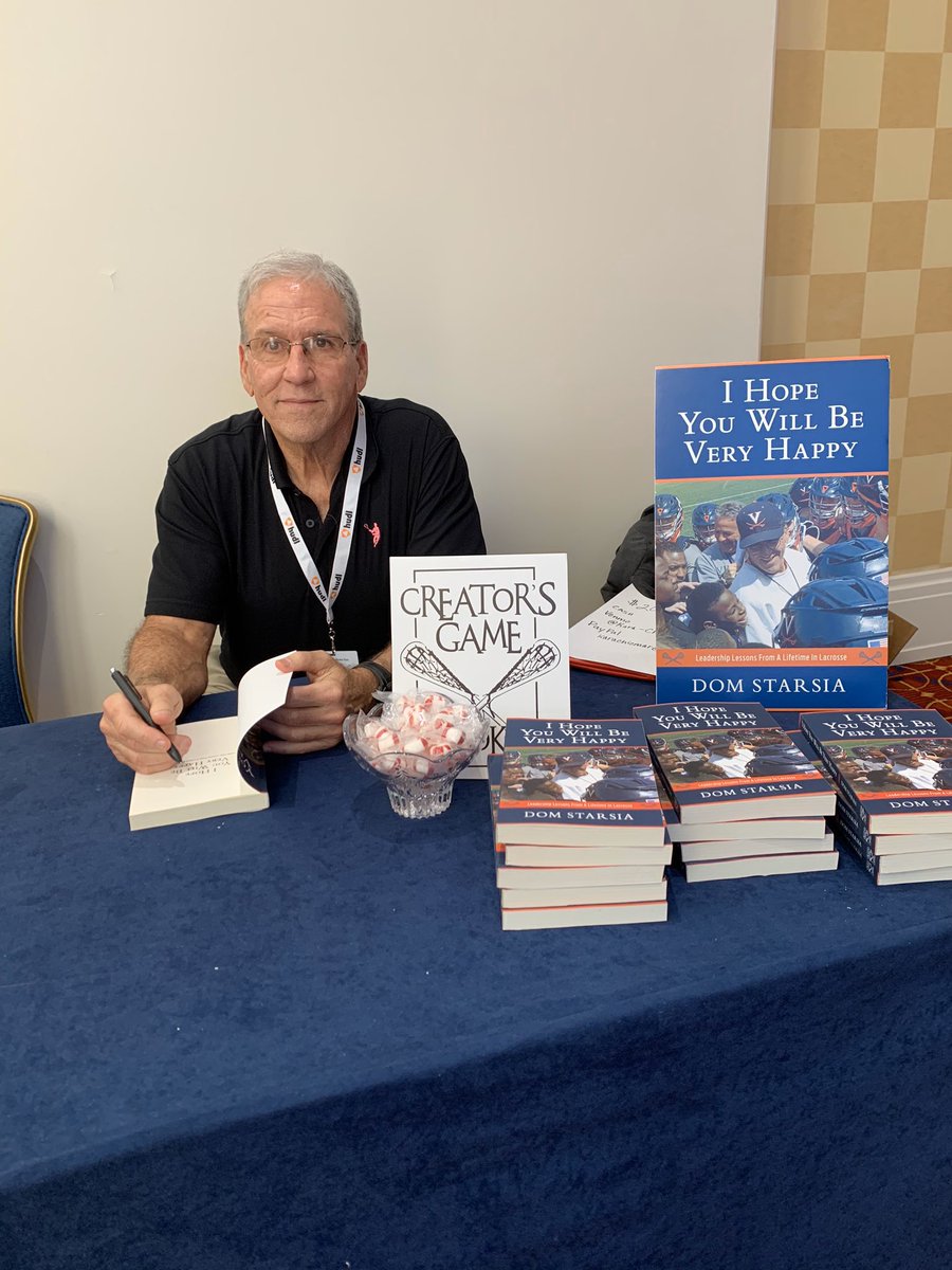 Come see <a href="/DomStarsiaPLL/">Dom Starsia</a> today at Laxcon in Philly and pick up a copy of his new book. He will be signing copies from 2:45-4pm.