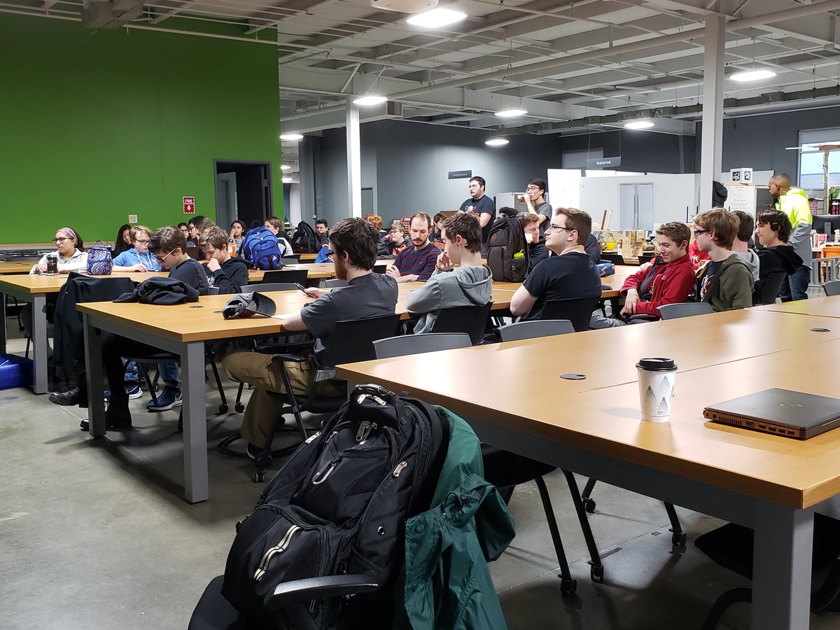 FRC5010's tweet photo. Thank You @Indiana_IoT for providing us with meeting space while @FishersSpeech hosts their major competition at Fishers HS today!
Thanks for helping us impact the next generation. #LoveFishers
@HSESchools @UrbanJason https://t.co/xiVgb9sVBE
