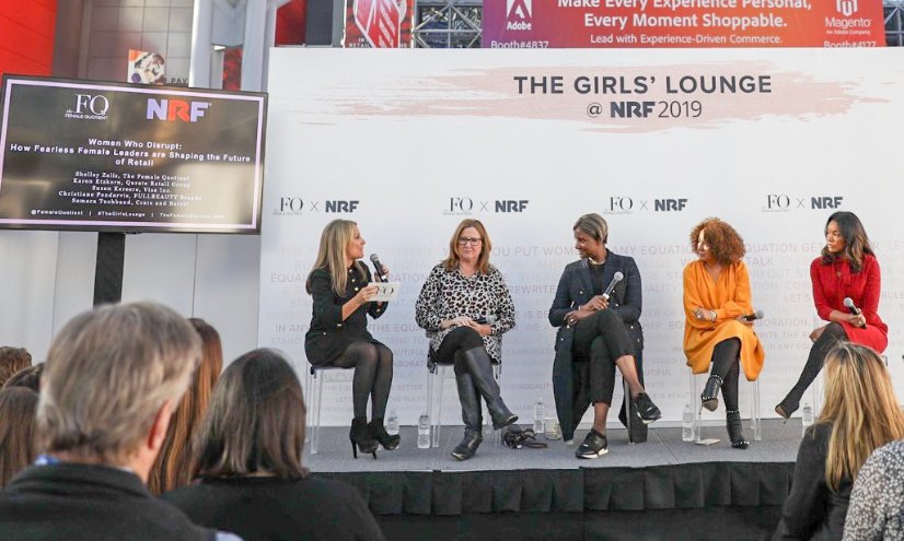 Join <a href="/shelleybransten/">ShelleyBransten</a> of @msretail and others at the Female Quotient lounge at #nrf2020. Connect with inspiring female leaders to connect, collaborate and activate change together.

Located in the Expo Hall:
Sunday: 10:00am – 5:00p
Monday: 9:30am – 5:00p
Tuesday: 9:00am – 4:00p