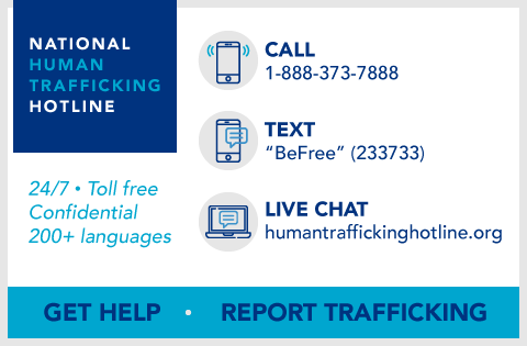fdpd50501's tweet photo. The National Human Trafficking Hotline serves all individuals who reach out for services regardless of race, ethnicity, gender, gender identity, age, religion, national origin, sexual orientation, disability, or any other factor protected by law.

#HumanTraffickingAwareness https://t.co/T15VdPQjdh