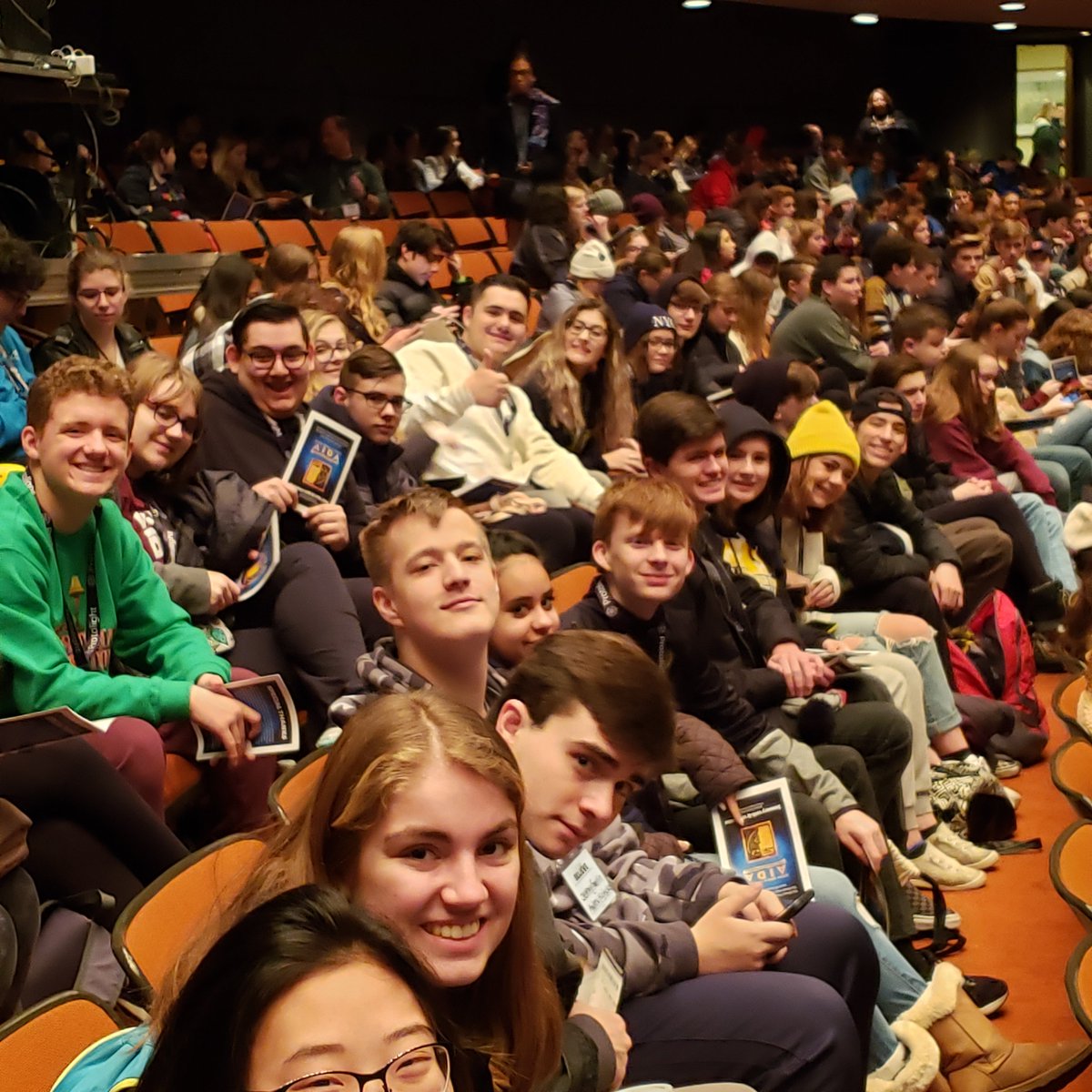 vjasully's tweet photo. Last day of #IllinoisHighSchoolTheatreFest for
#VJADrama! So psyched to see #Aida! Lots of memories made and excellent high school theater seen. Can't wait to return next year.
#IHSTF2020
#ToKyle https://t.co/EJK3VdEZrl