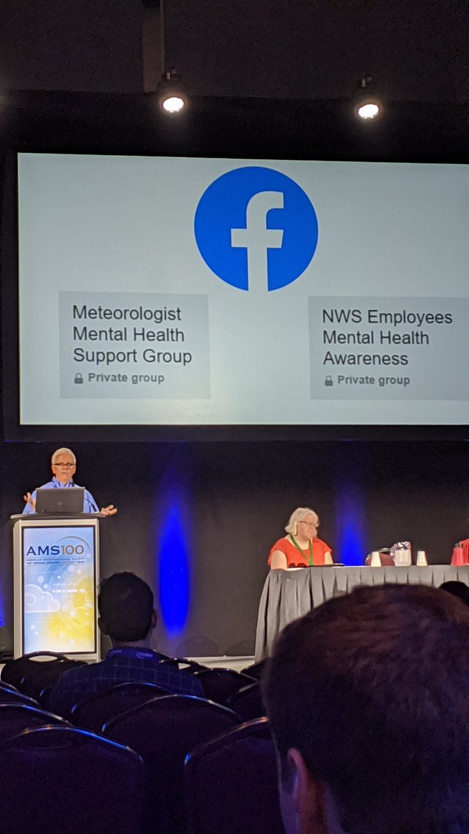 wx_khaleesi's tweet photo. It's nice that mental health is being discussed because it's so important!! #AMS2020 #AMS100 #MentalHealthMatters #supporteachother #WorkLifeBalance #awarenessiskey https://t.co/nKswuqC0Sn