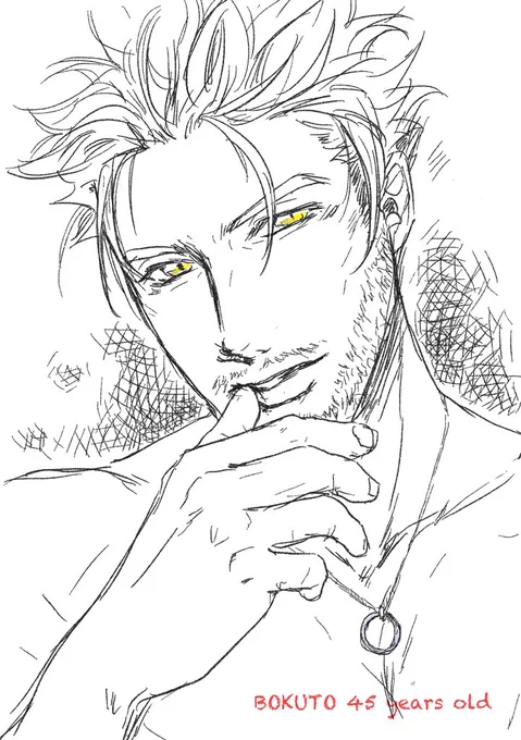 ①Bokuto(45)
大人〜お髭♡お髭(苦手な方スミマセン??)リアル風に描いてみたぁ

②Bokuto(18)
可愛すぎやろ〜感情むき出し♡好き
アニメの木兎さんも好き〜 