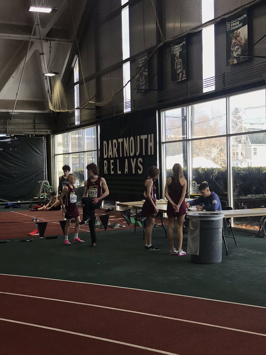 TheCoachGrizz's tweet photo. We have 5 athletes here today at the Dartmouth Relays. They’re all getting ready!! Viscosi, Melita, Clear, and Miller are in the 2 mile this morning and Saltsman is here for the shot put. Good luck athletes!!! #ffcstrack #trackletes https://t.co/5LePxqNeis
